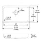 Lustertone Classic - 30-1/2" Kitchen Sink - Single Bowl