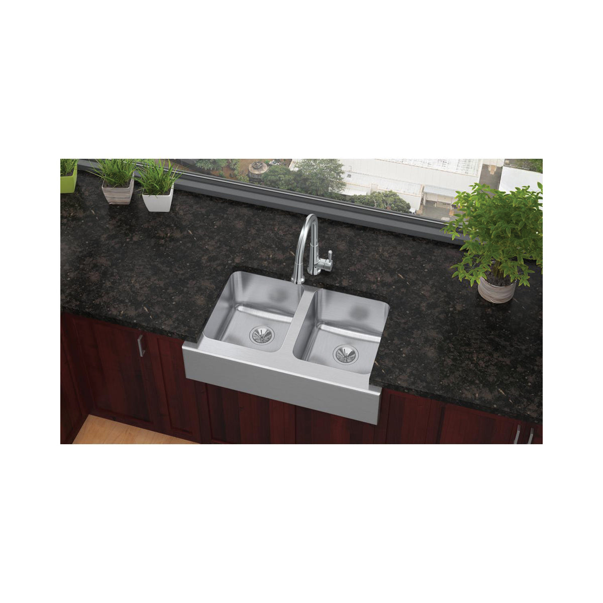 Lustertone Classic - 33" Kitchen Sink - Undermount