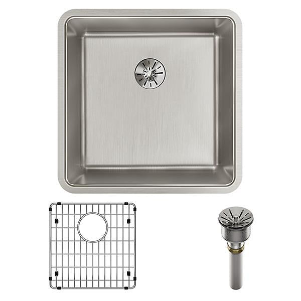 Lustertone Iconix - Single Bowl Undermount Sink Kit