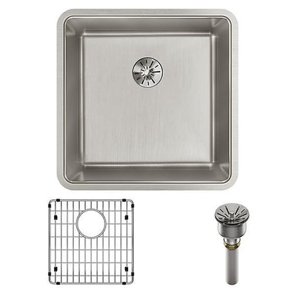 Lustertone Iconix - Single Bowl Undermount Sink Kit
