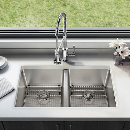 Lustertone Iconix - Double Bowl Undermount Sink Kit