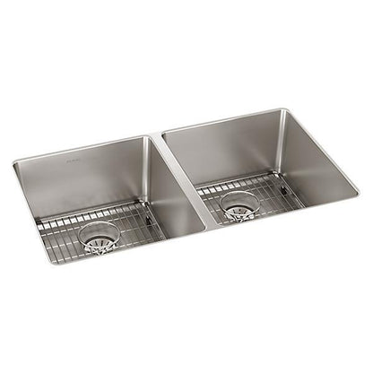 Lustertone Iconix - Double Bowl Undermount Sink Kit