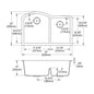 Quartz Luxe - 33" Transitional Kitchen Sink - Undermount