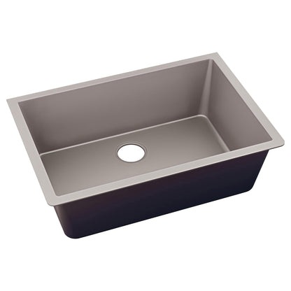 Luxe - 33" Transitional Kitchen Sink - Undermount - Quartz
