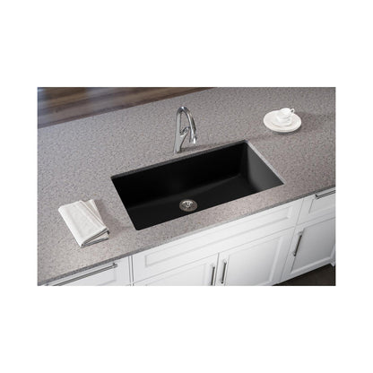 Quartz Luxe - 35-7/8" Traditional Kitchen Sink - Undermount