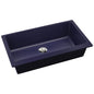 Elkay® ELXRUP3620JB0 Quartz Luxe Transitional Kitchen Sink, Jubilee, Rectangle Shape, 32-1/2 in L x 17 in W Bowl x 9 in D Bowl, 35-7/8 in L x 19 in W x 9 in H, Undermount Mounting