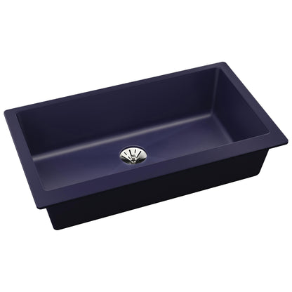Quartz Luxe - 35-7/8" Transitional Kitchen Sink - Undermount