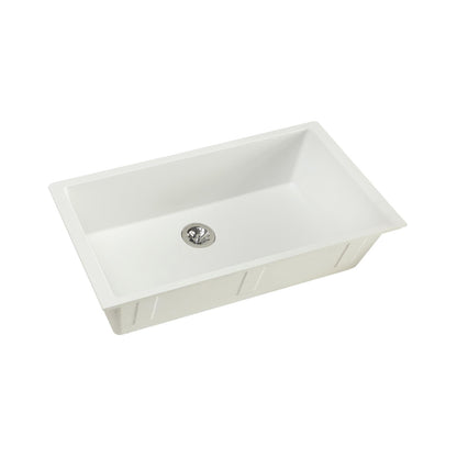 Quartz Luxe - 35-7/8" Traditional Kitchen Sink - Ricotta