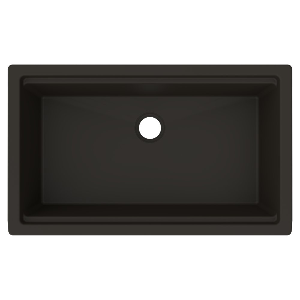 Quartz Luxe - Single Bowl Farmhouse Workstation Sink