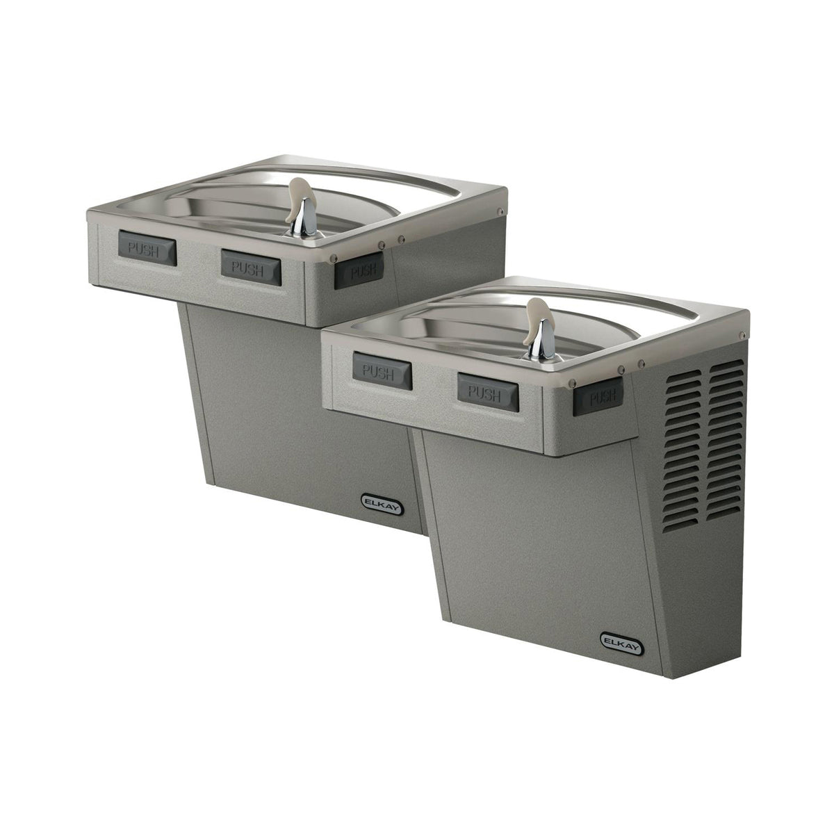 Non-Filtered Barrier Free Bi-Level Cooler - Wall Mount