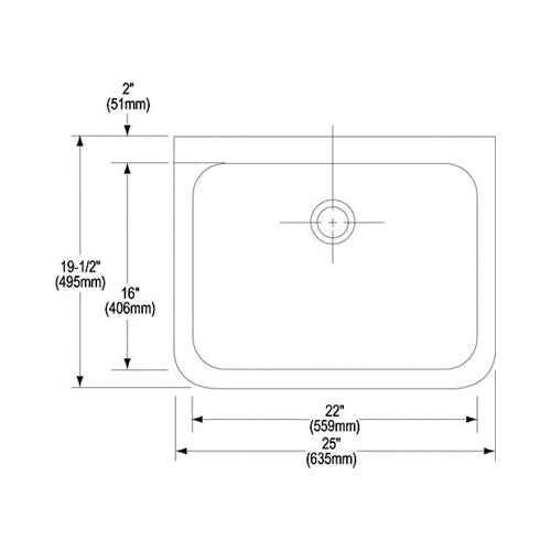 Scrub Sink - Wall Mount - Stainless Steel