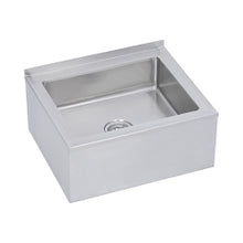 Elkay® FLR-2X Standard® Mop Sink, Rectangle Shape, 32 in W x 24 in D x 10 in H, Floor Mount, Stainless Steel, Import