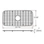 Elkay® GBG2816SS Dayton® Bottom Grid, 25-7/16 in L x 13-3/8 in W x 1 in H, Import