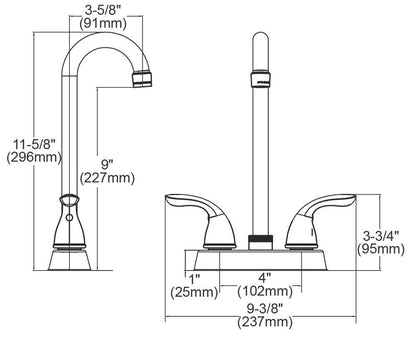 Everyday - Bar Faucet - Deck Mount - 1.5 GPM