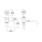 Lever Activated Grid Drain Fitting - 3-1/2"