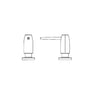 Avado - Soap/Lotion Dispenser - Deck Mount - Brass
