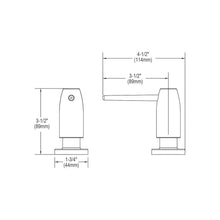 Avado - Soap/Lotion Dispenser - Deck Mount - Brass