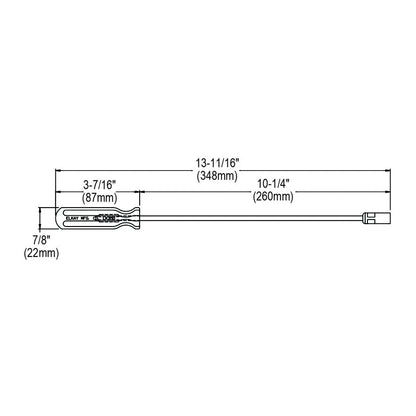 Screwdriver - 13-11/16" OAL - Steel