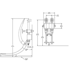 1/2 x 3/8" Double Pedal Valve - Female