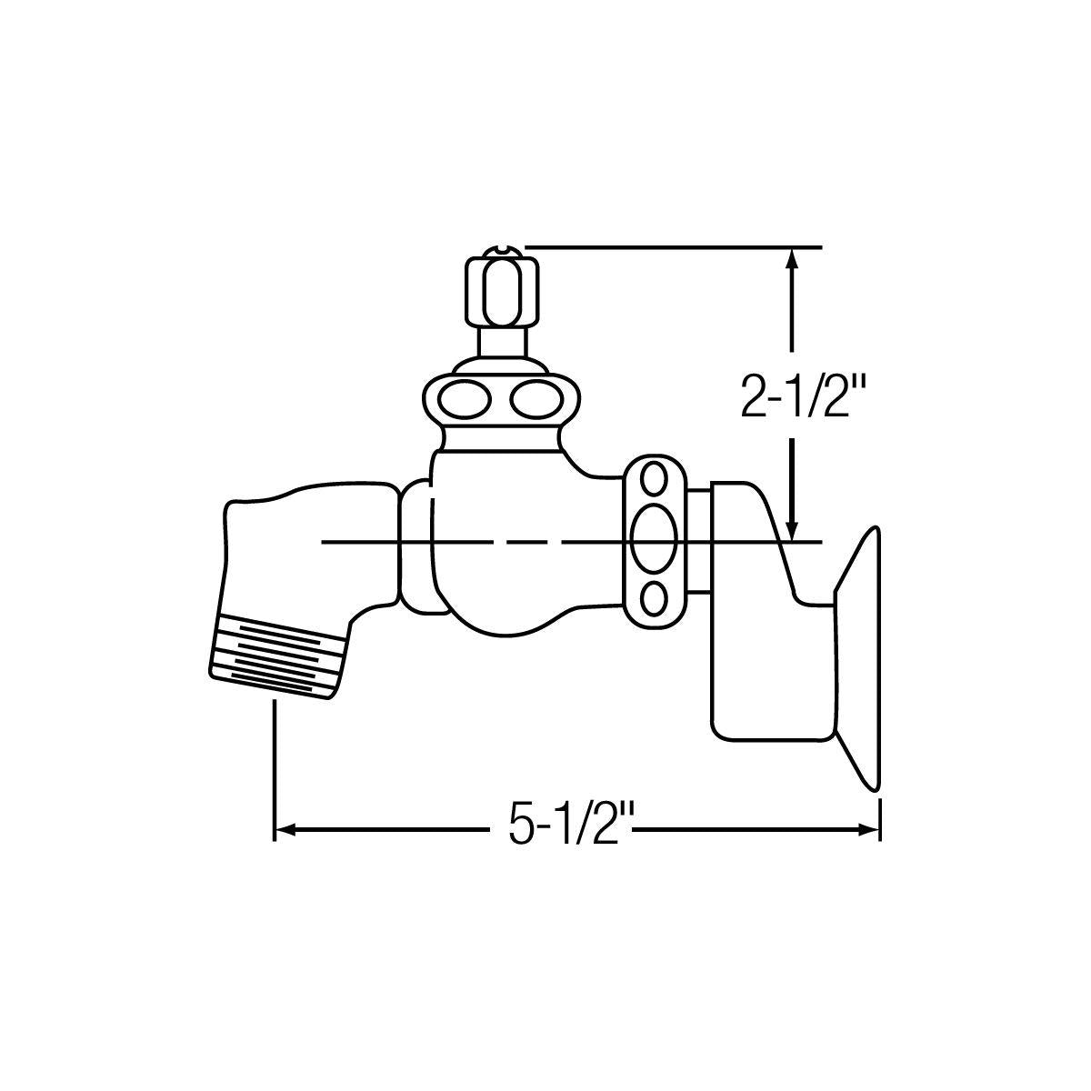 Universal - Traditional Service/Utility Faucet - 2.2 GPM