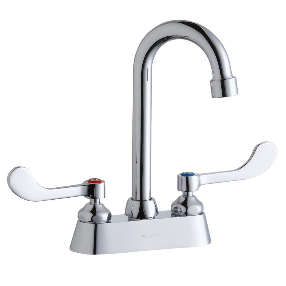 Centerset Bathroom Faucet - Polished Chrome - 4"