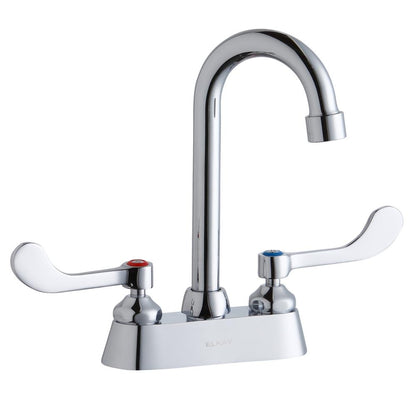 Centerset Bathroom Faucet - Polished Chrome - 4"