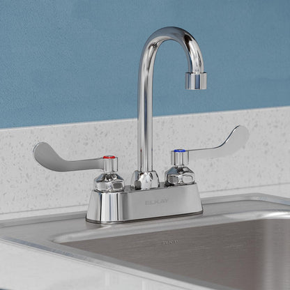 Centerset Bathroom Faucet - Polished Chrome - 4"
