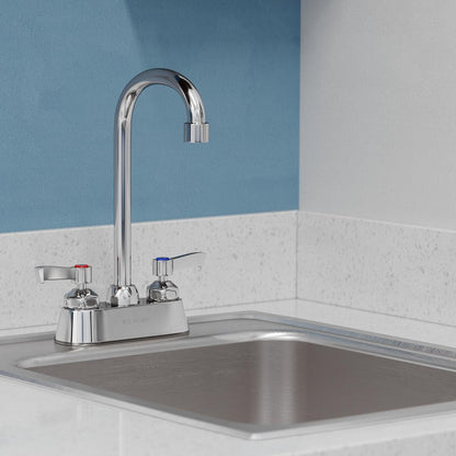 Centerset Bathroom Faucet - Polished Chrome - 5"