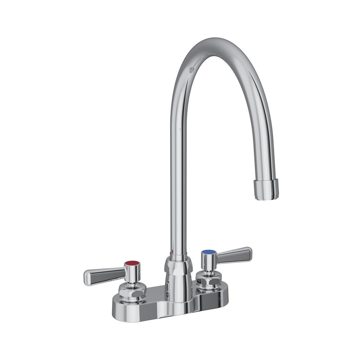 Elkay® LK406GN08L2 Centerset Bathroom Faucet, Polished Chrome, 2 Handles, 1.5 gpm Flow Rate