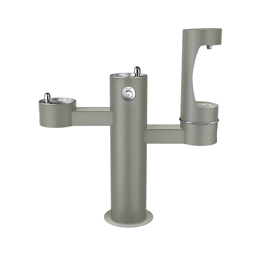 EZH2O - Tri-Level Pedestal Bottle Filling Station
