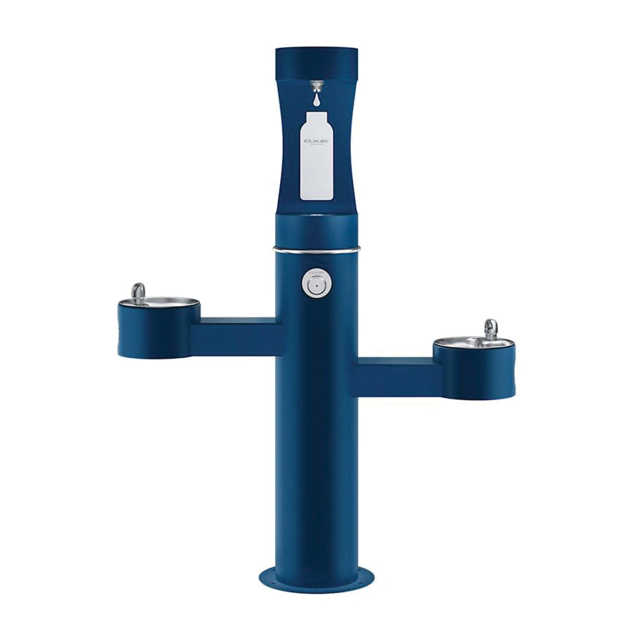 Elkay® LK4430BF1U Non-Filtered Outdoor Tri-Level Pedestal Bottle Filling Station
