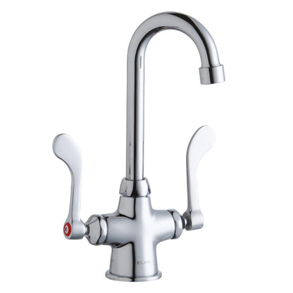 Concealed Deck Bathroom Faucet - 8-7/8" - Deck Mount