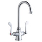 Concealed Deck Bathroom Faucet - 10" - Deck Mount