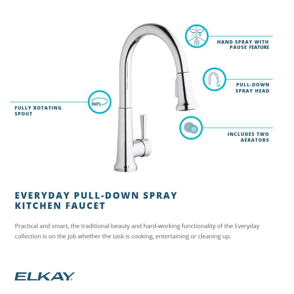 Everyday - Kitchen Faucet - 2.2 GPM - Deck Mount