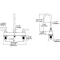 Traditional Scrub/Handwash Faucet - Deck Mount - 1.5 GPM