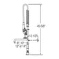 Universal - Traditional Pre-Rinse Faucet - Deck Mount
