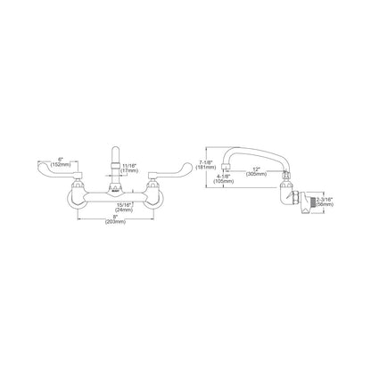 Pursuit - Traditional Food Service Faucet - 2.2 GPM