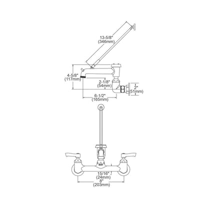 Universal - Traditional Service/Utility Faucet - Wall Mount