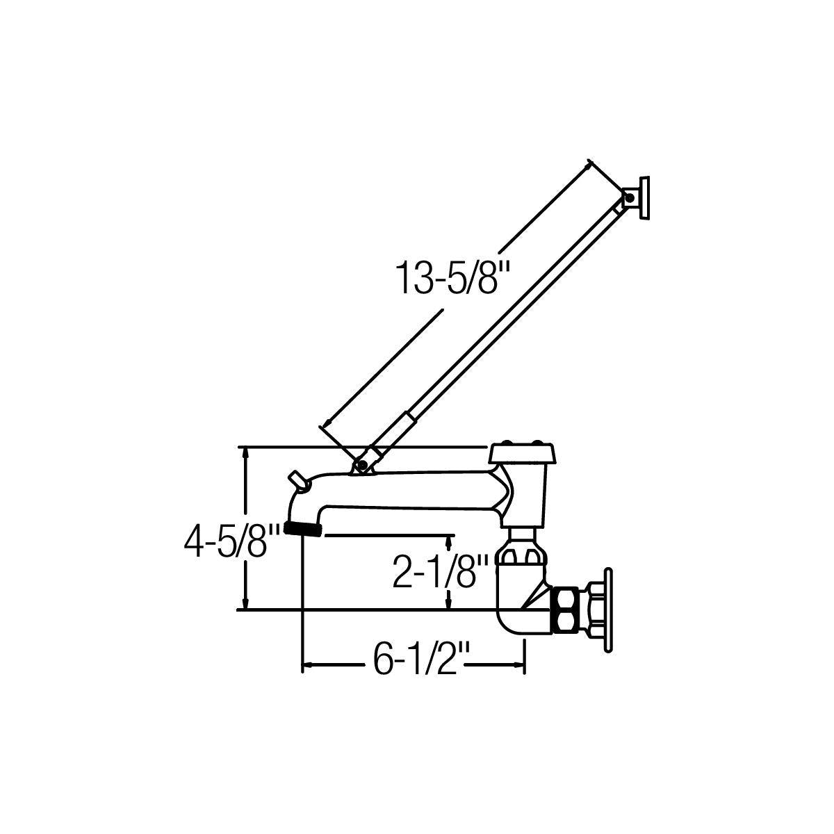 Universal - Traditional Service/Utility Faucet - Wall Mount