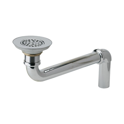 3-1/2" Drain Fitting - Polished Chrome