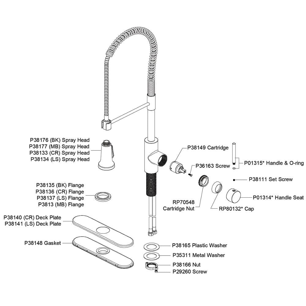 Avado - Kitchen Faucet - Deck Mount - 1.8 GPM