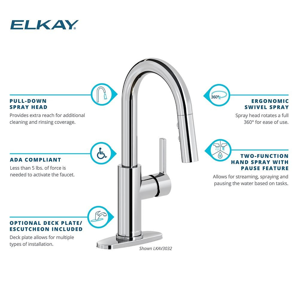 Avado - Bar Faucet - Deck Mount - 1.8 GPM