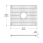 Bottom Grid - 1-3/8" - Stainless Steel