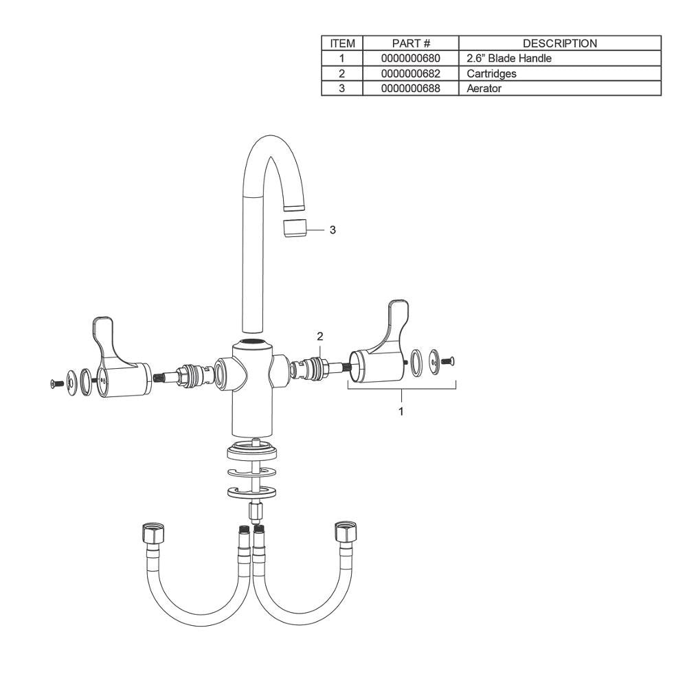 Classroom/Bar Faucet - 1.5 GPM