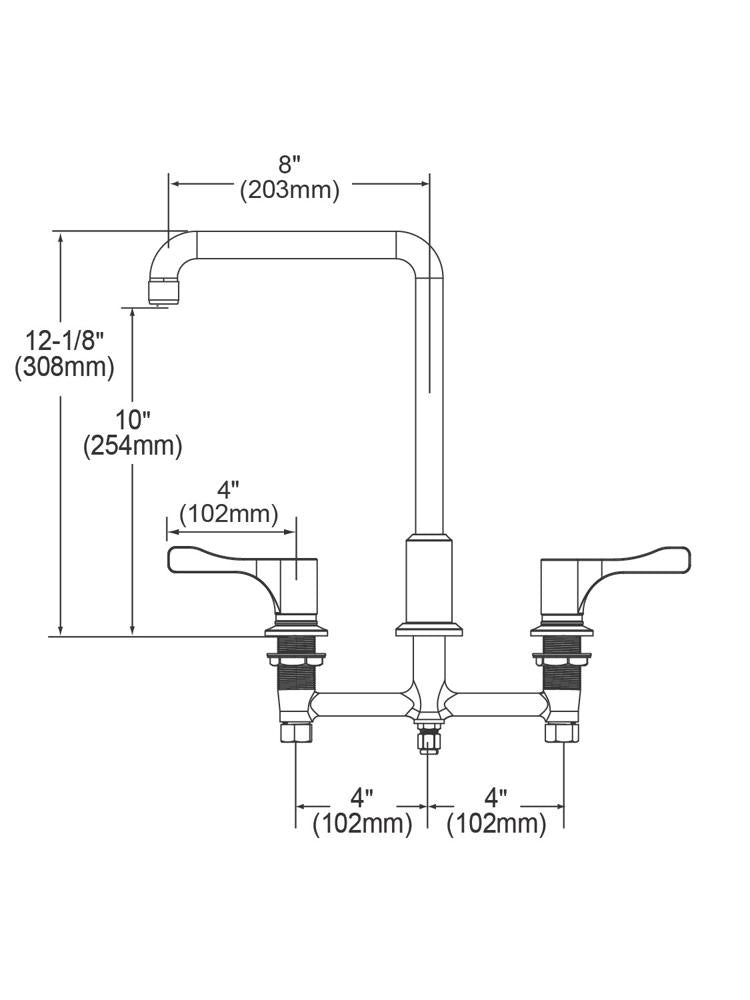 Kitchen Faucet - Deck Mount - 1.5 GPM