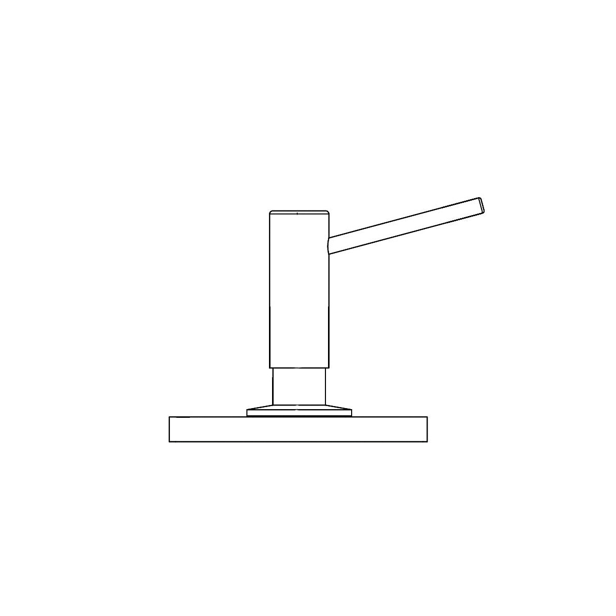 Gourmet - Soap/Lotion Dispenser - Deck Mount - Brass