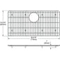 Bottom Grid - 28-5/16" - Stainless Steel