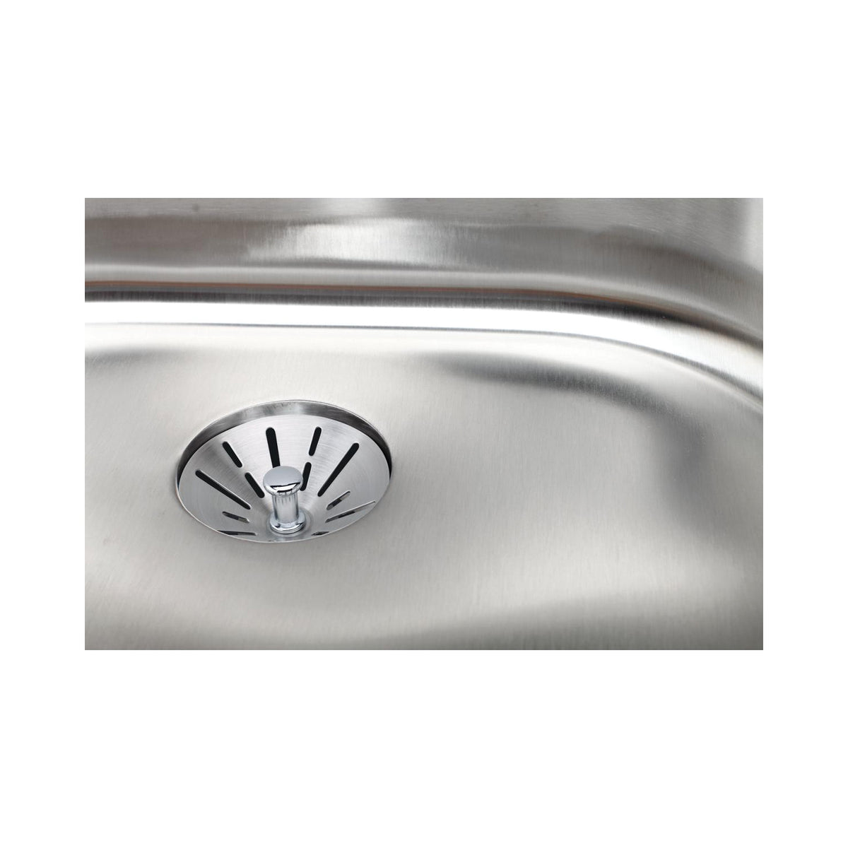 Perfect Drain Fitting - Polished Stainless Steel