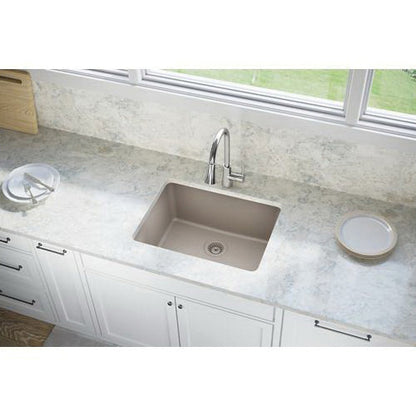 3-1/2" Drain Fitting - Polymer - Silver
