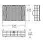 Rinsing Basket - Stainless Steel - Rectangle Shape